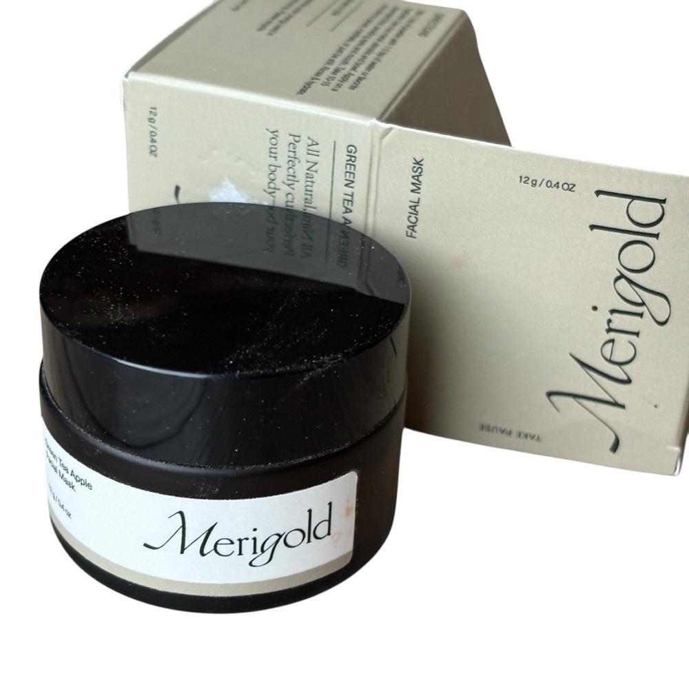 Merigold Green Tea Apple Facial Mask .4 oz NIB NEW